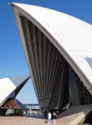 Roof arches at the Sydney Opera House